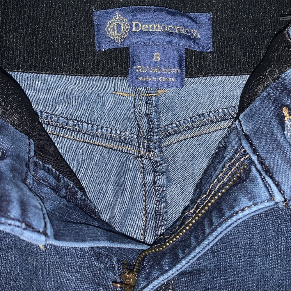 -Democracy Absolution Blue Jeans #B1221F9EA- 8R As Is - Picture 9 of 13